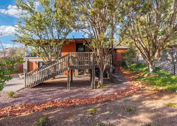 Ferienhaus Treehouse Vibes, Peaceful, Stylish And Close To Trails *